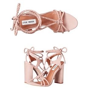 Steve Madden Samarie Pink Wrap Heel